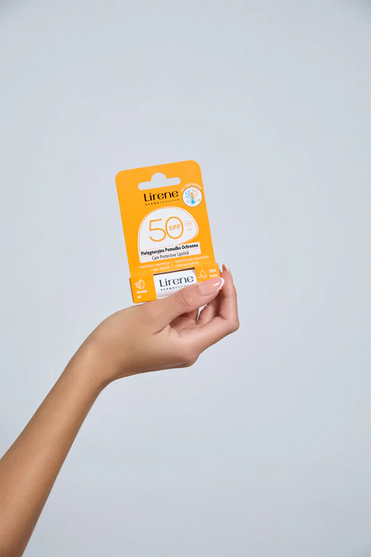 Batom Protetor Lirene Care: bálsamo labial protetor com efeito hidratante.