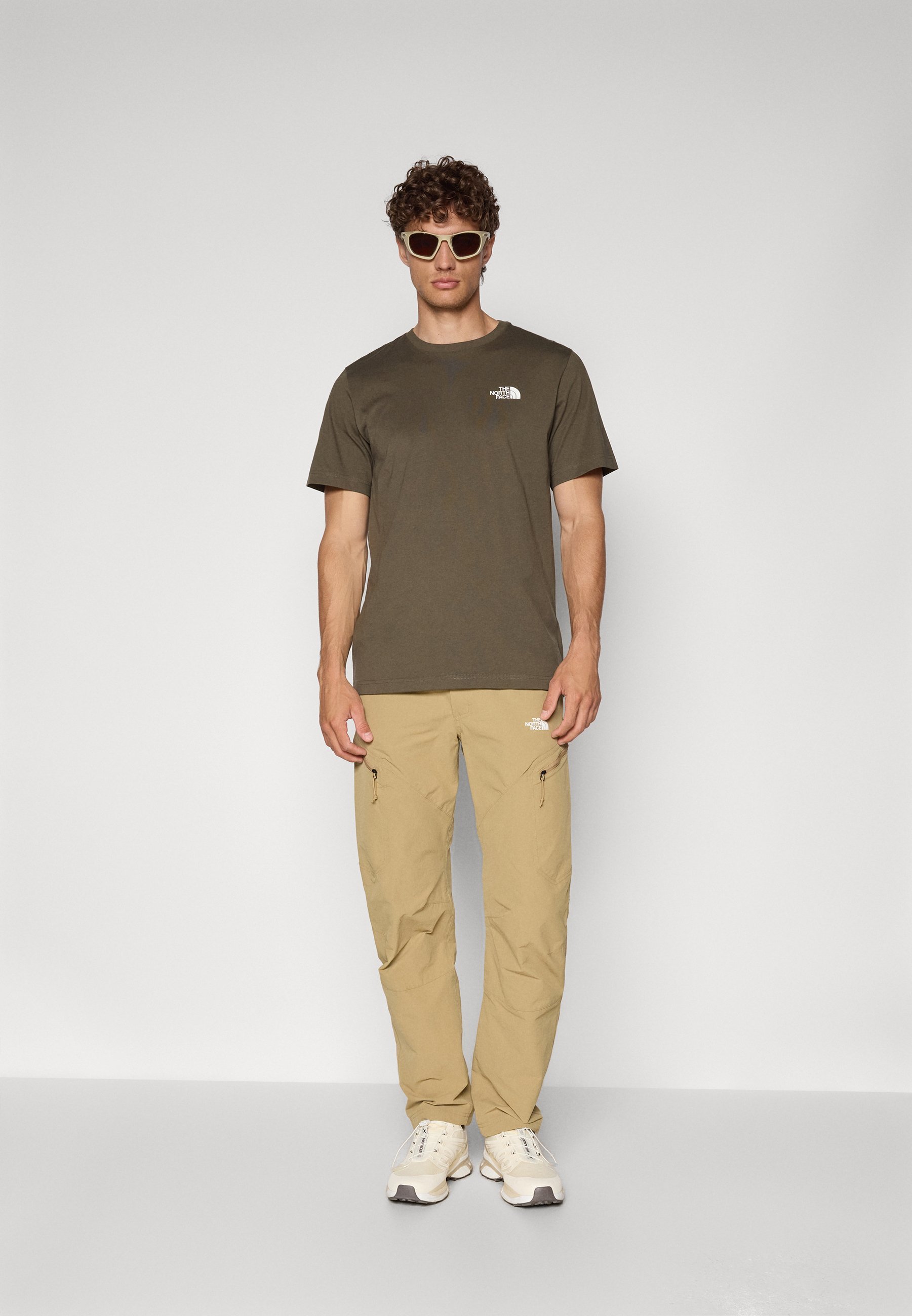 The North Face M SS SIMPLE DOME TEE - T-shirt sportiva - nuovo colore verde tortora
