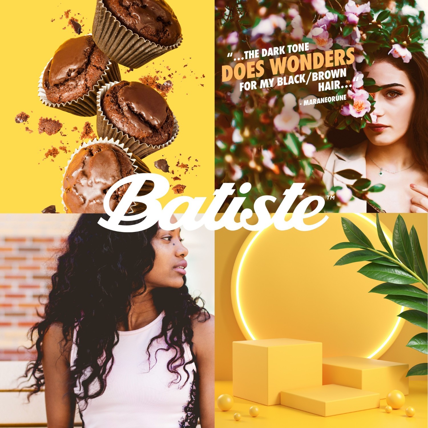Batiste suhi šampon za tamnu i smeđu kosu – 200 ml