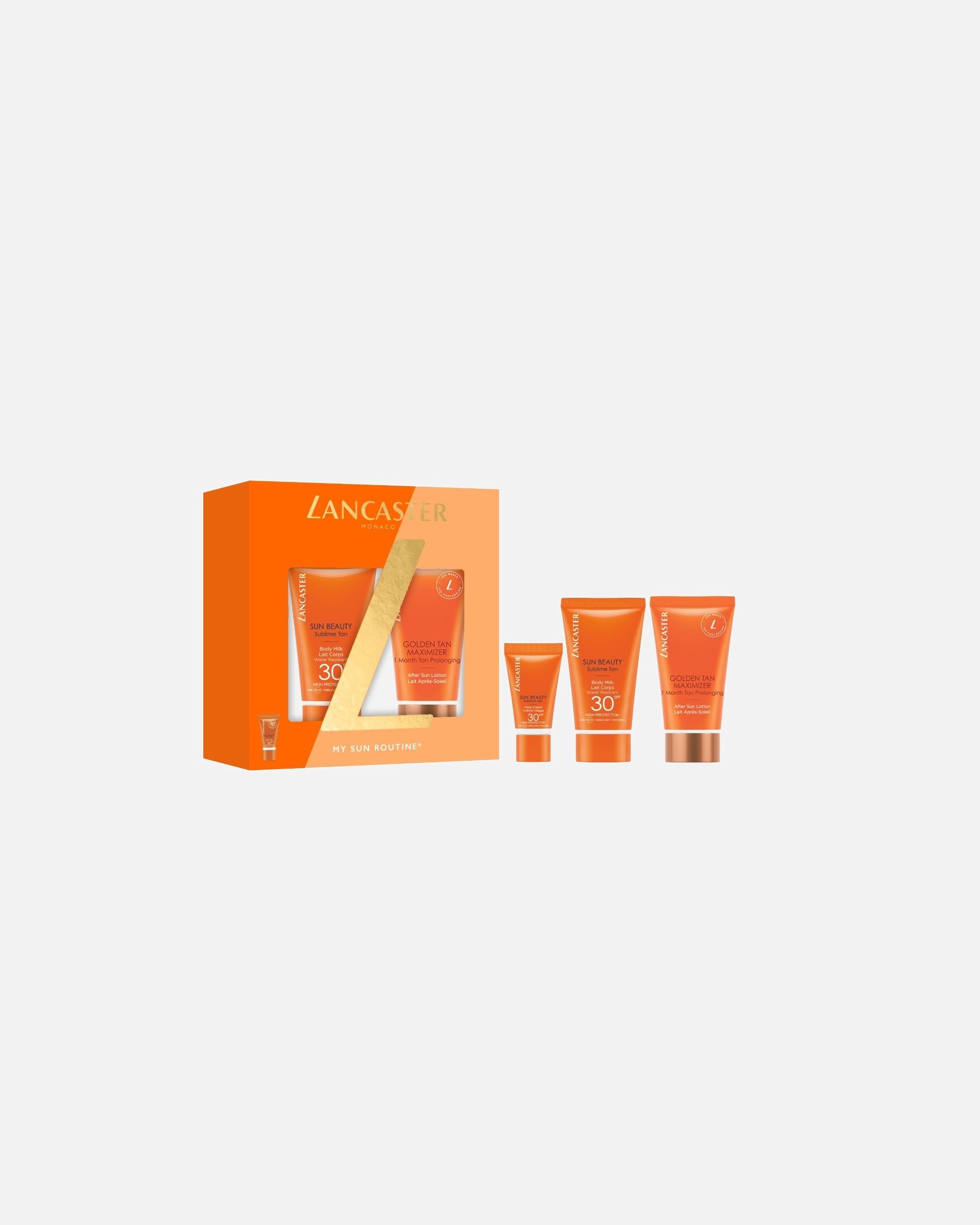 Lancaster Sun Beauty My Sun Routine set za zaštitu od sunca – 1 komad