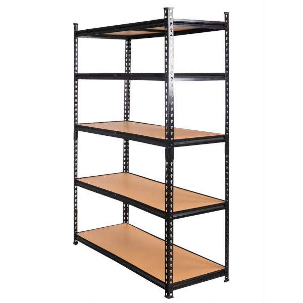 Regał Metalowy Magazynowy 180X90X40 Cm 2W1 5 Półek Garażowy 1375Kg Mega-M
