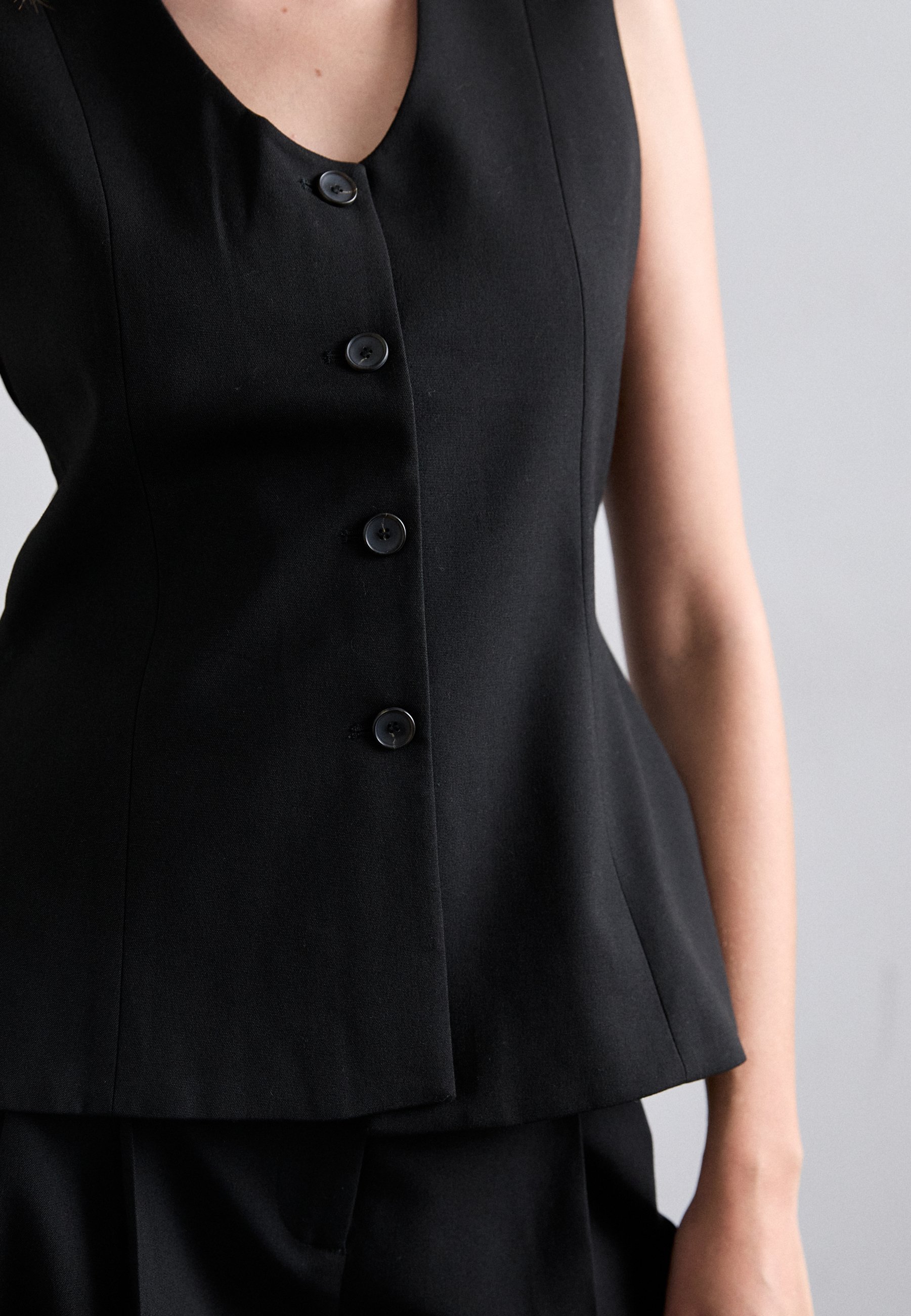 Door Malene Birger MERLIN - Vest - zwart