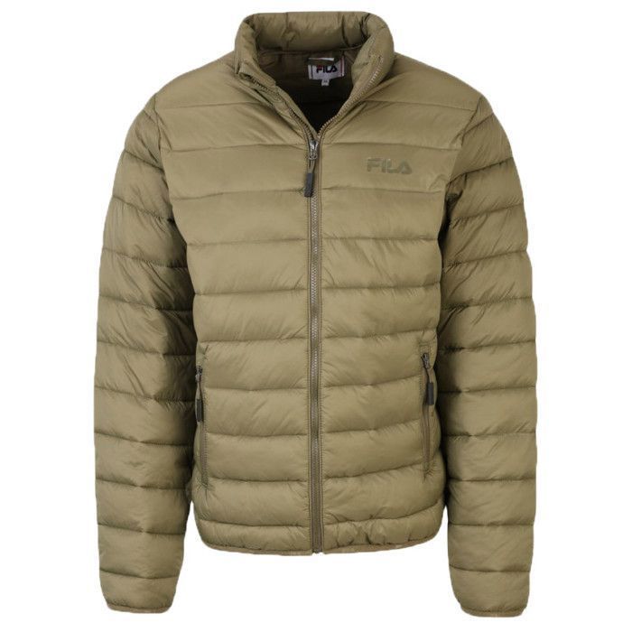Fila Herren-Daunenjacke, Grün, Khaki, Olivgrün – Warme Winterjacke