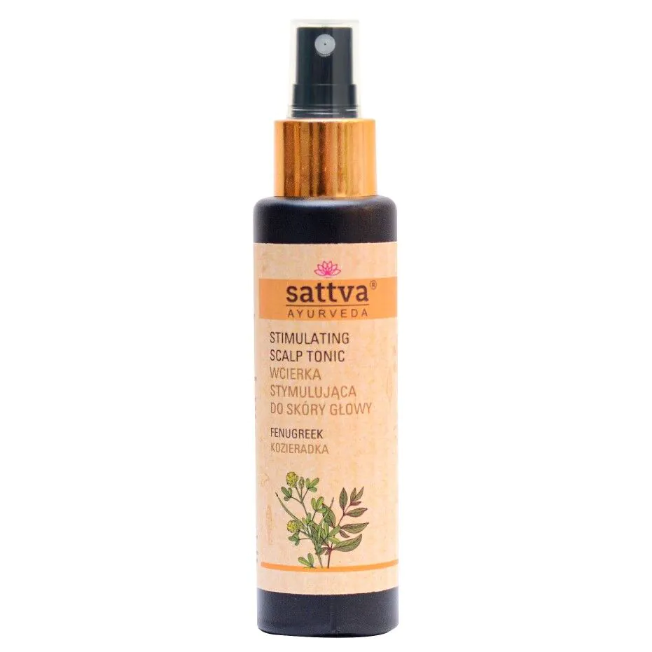 Sattva Ayurveda Pobudzająca Wcierka do Skóry Głowy Kozieradka