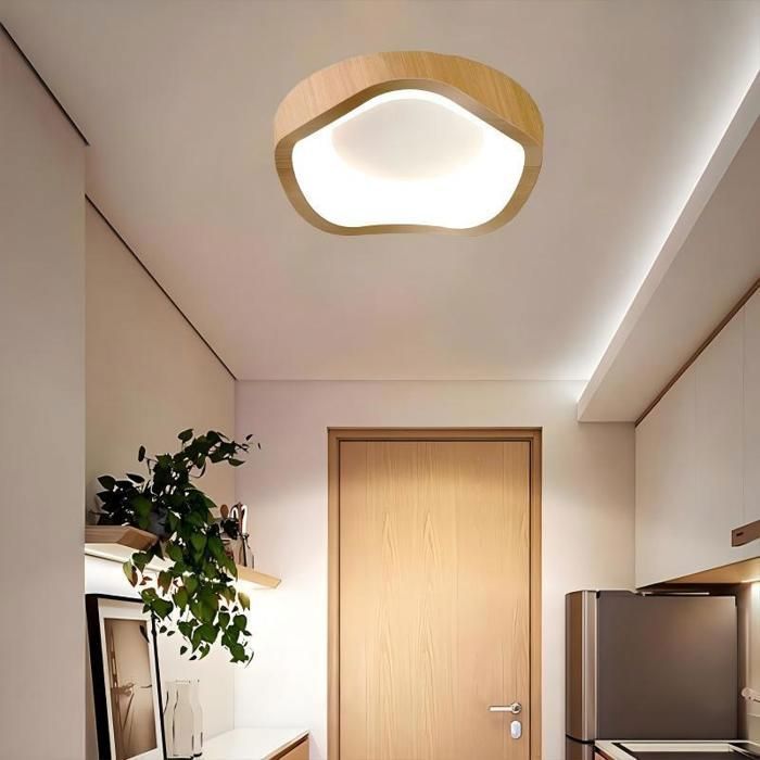 Fusion LED-plafondlamp in moderne stijl - 12W koel wit IP54 waterdichte badkamerplafondlamp - 1 stuk, effen Ø20cm