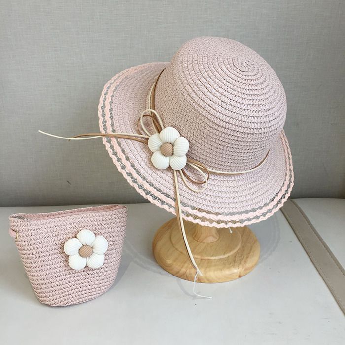 Sombrero de paja para niña FUNMOON - Protección UV - Colección 2021