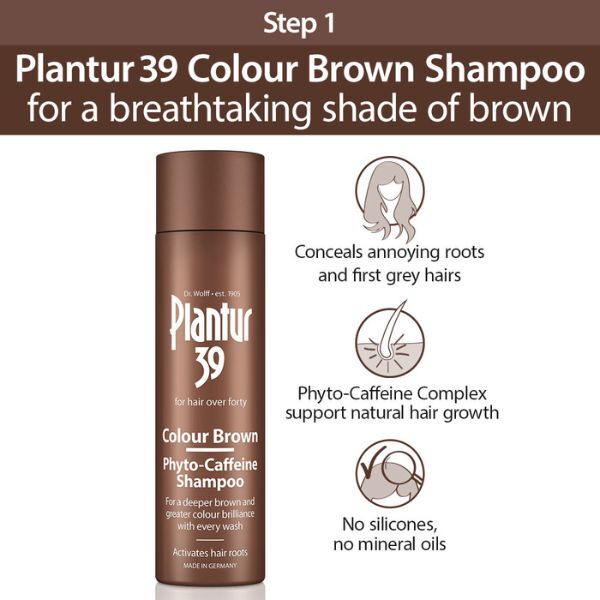 Șampon și balsam Plantur 39 Colour Brown cu fito-cafeină