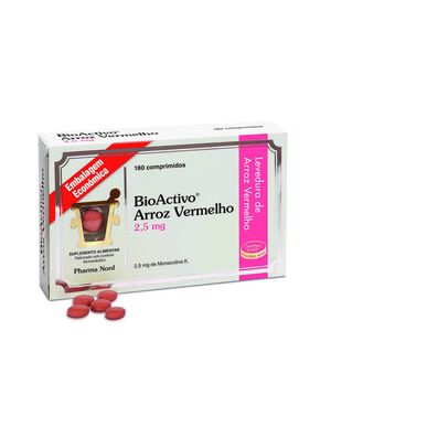 Bioaktívny doplnok na hladinu cholesterolu Červená ryža 180 tabliet 180 tabliet