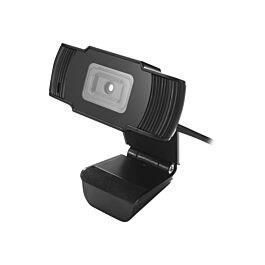 Webcam USB 1080P - INFLUENCE - TNB INCAM1080A - Focus automatique - Micro intégré - Pied multi-supports