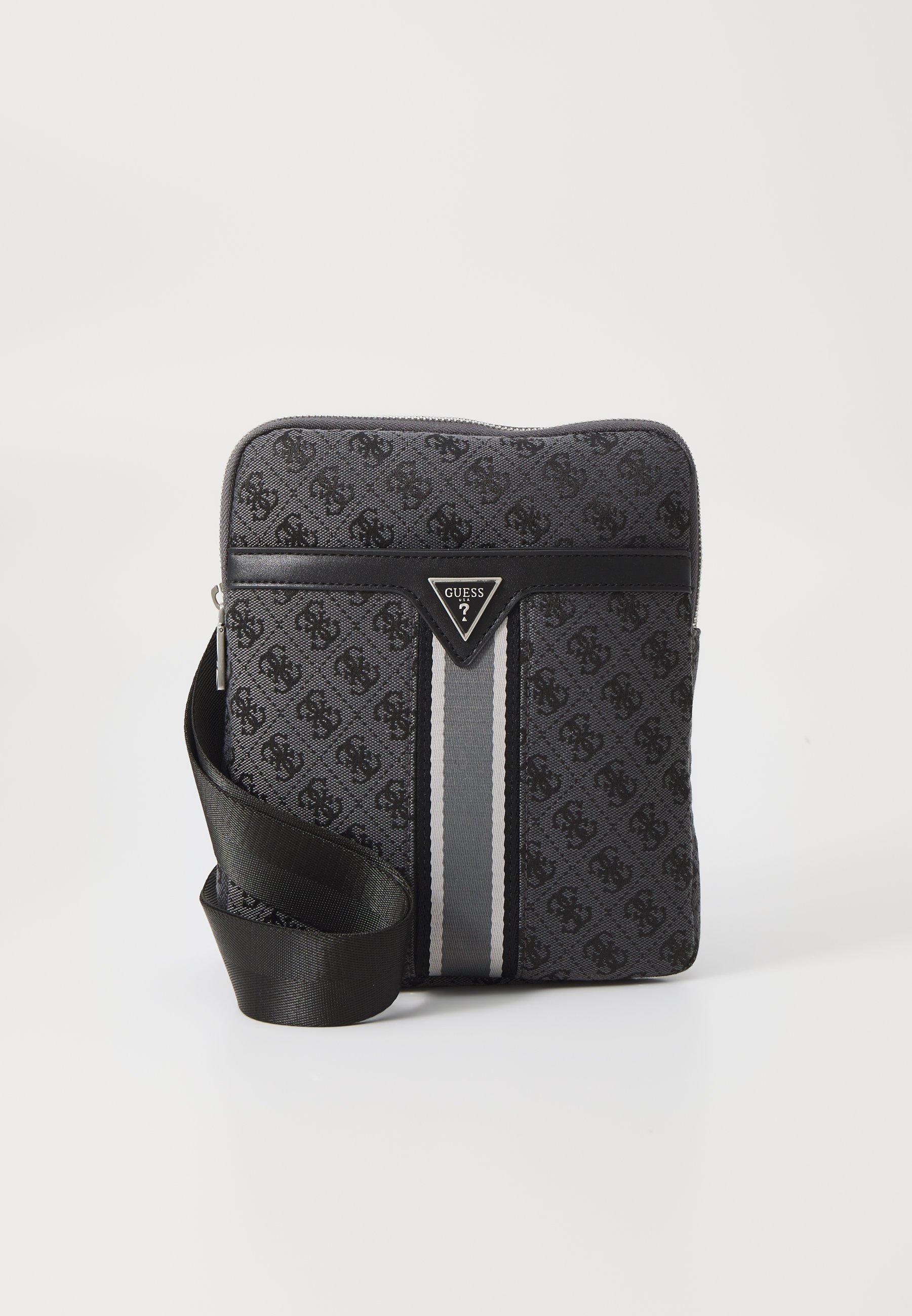Bolsa transversal Guess Milano - cor carvão/preta