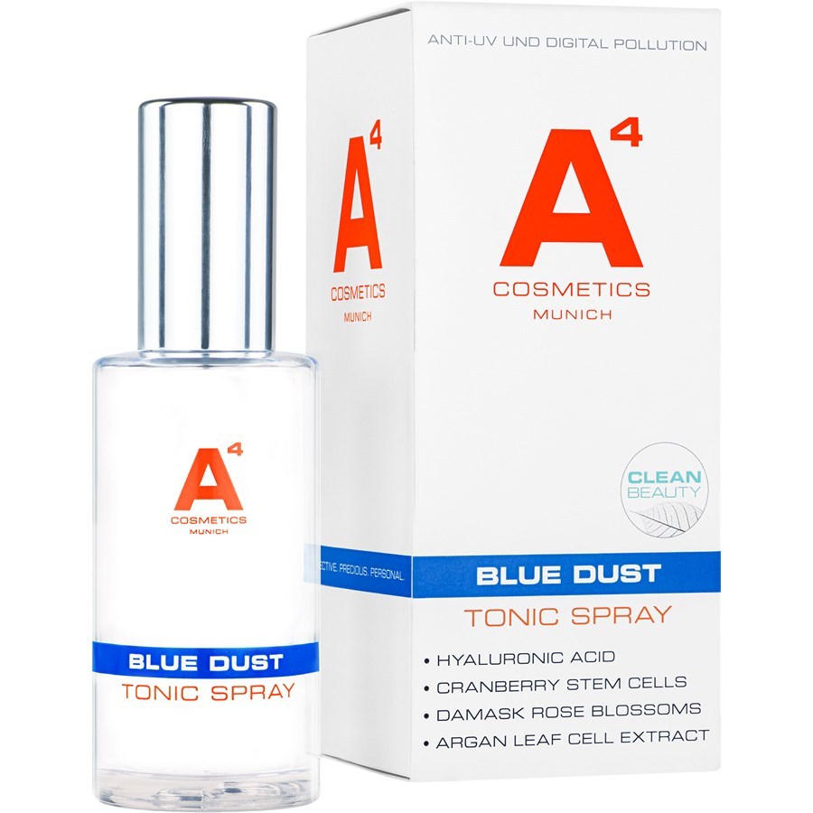 A4 Cosmetics čistilni sprej za obraz v spreju Blue Dust - 50 ml