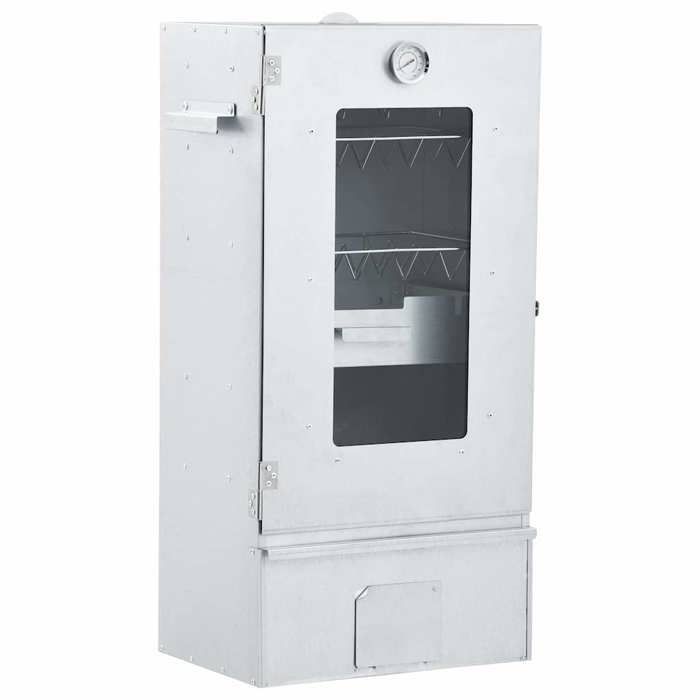 Horno ahumador vidaXL BBQ con 1 kg de virutas de madera, 44,5 x 29 x 83 cm.