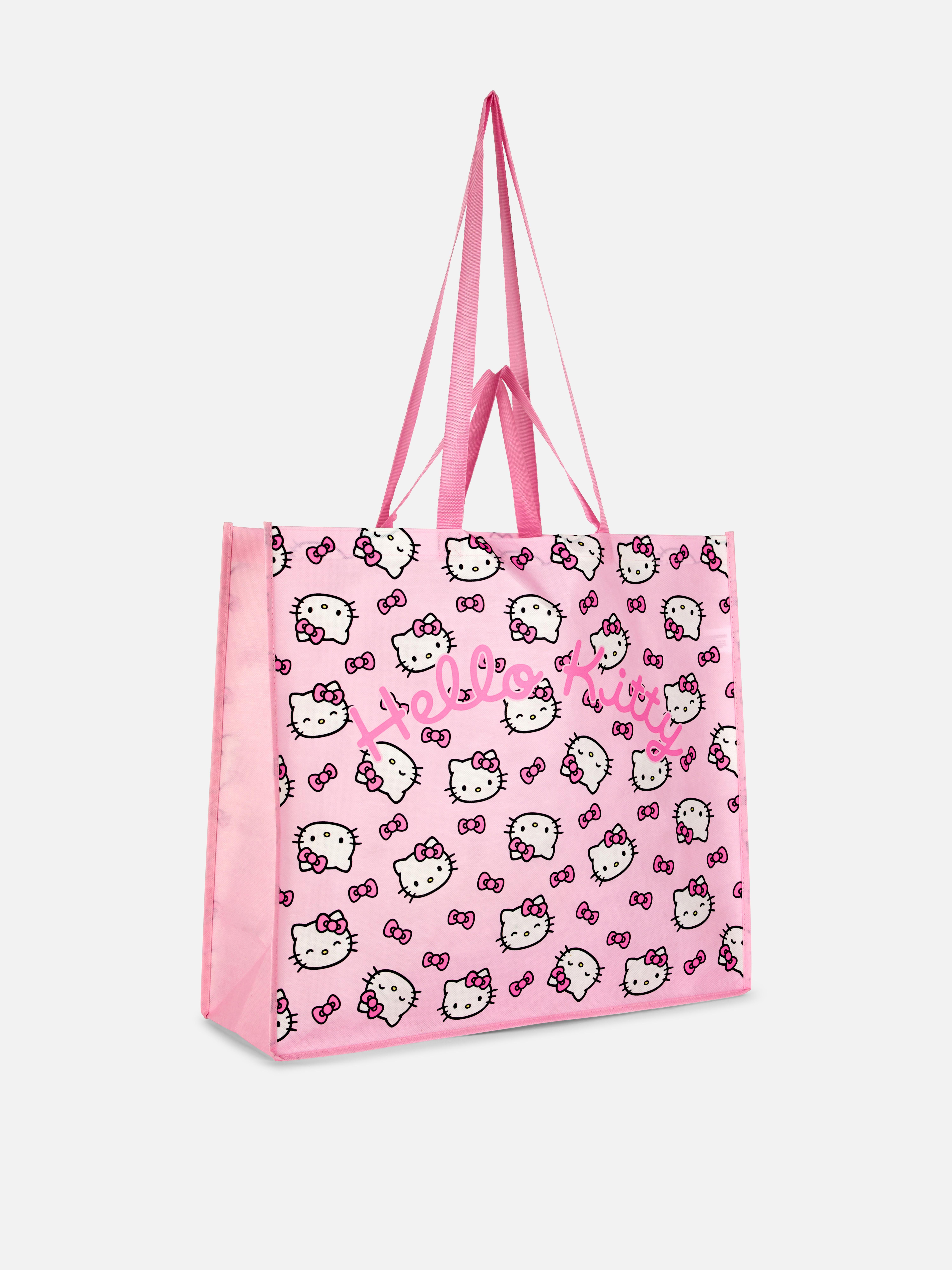 XL Hello Kitty bevásárlótáska Egy nagyméretű bevásárlótáska aranyos Hello Kitty dizájnnal