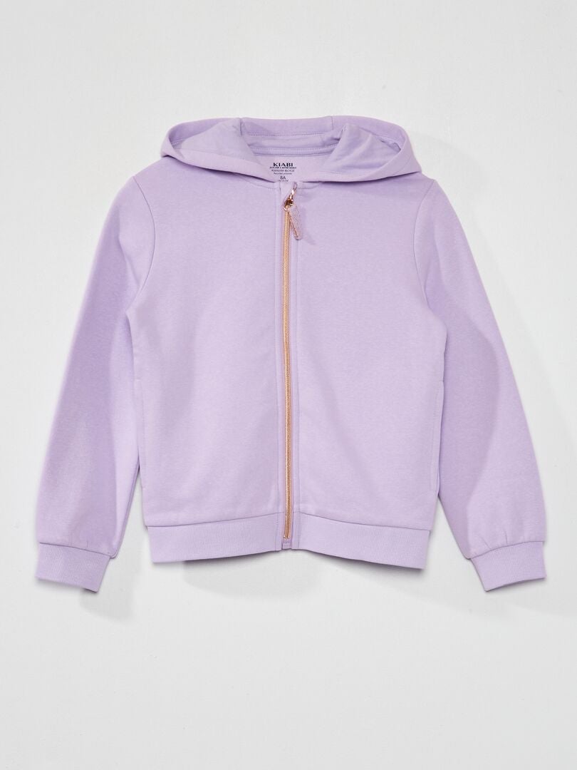 Chaqueta con capucha - MORADA