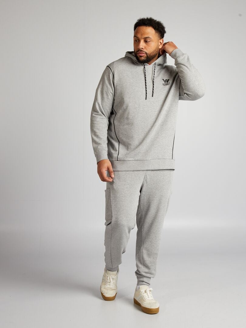 Calça de moletom French Terry - CINZA