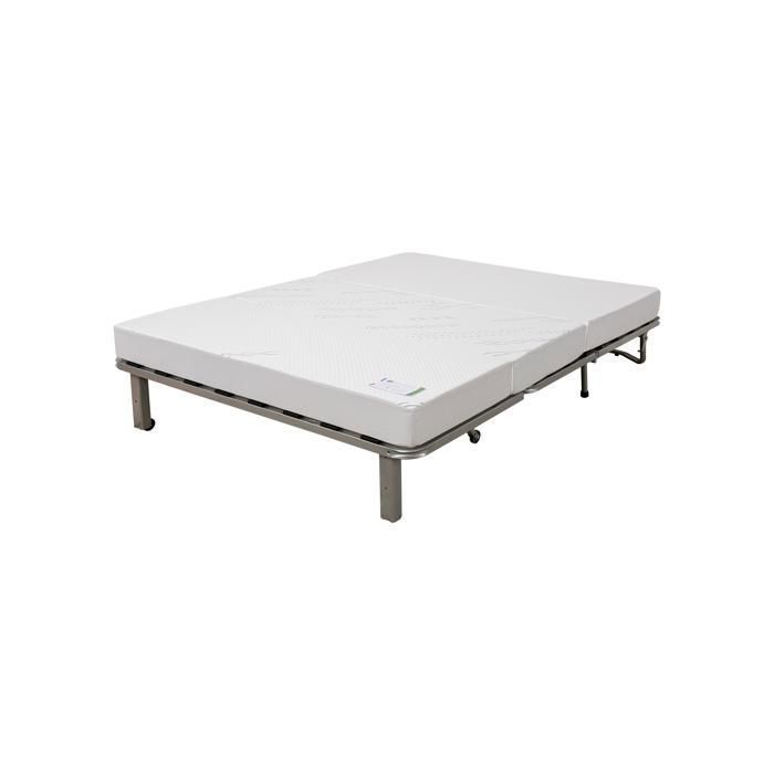 OLIVIA BZ convertible sofa bed - RELAXIMA - Sleeping area 140 x 190 cm, pearl red