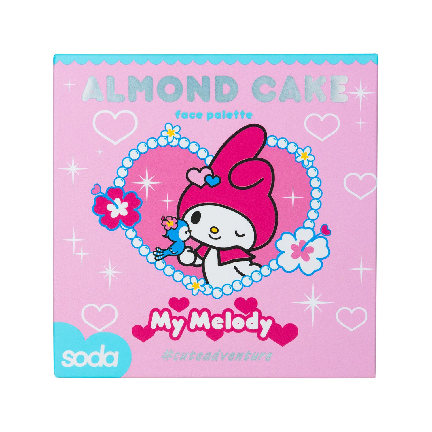 Hello Kitty ābolu pīrāga sejas palete Sejas kontūra