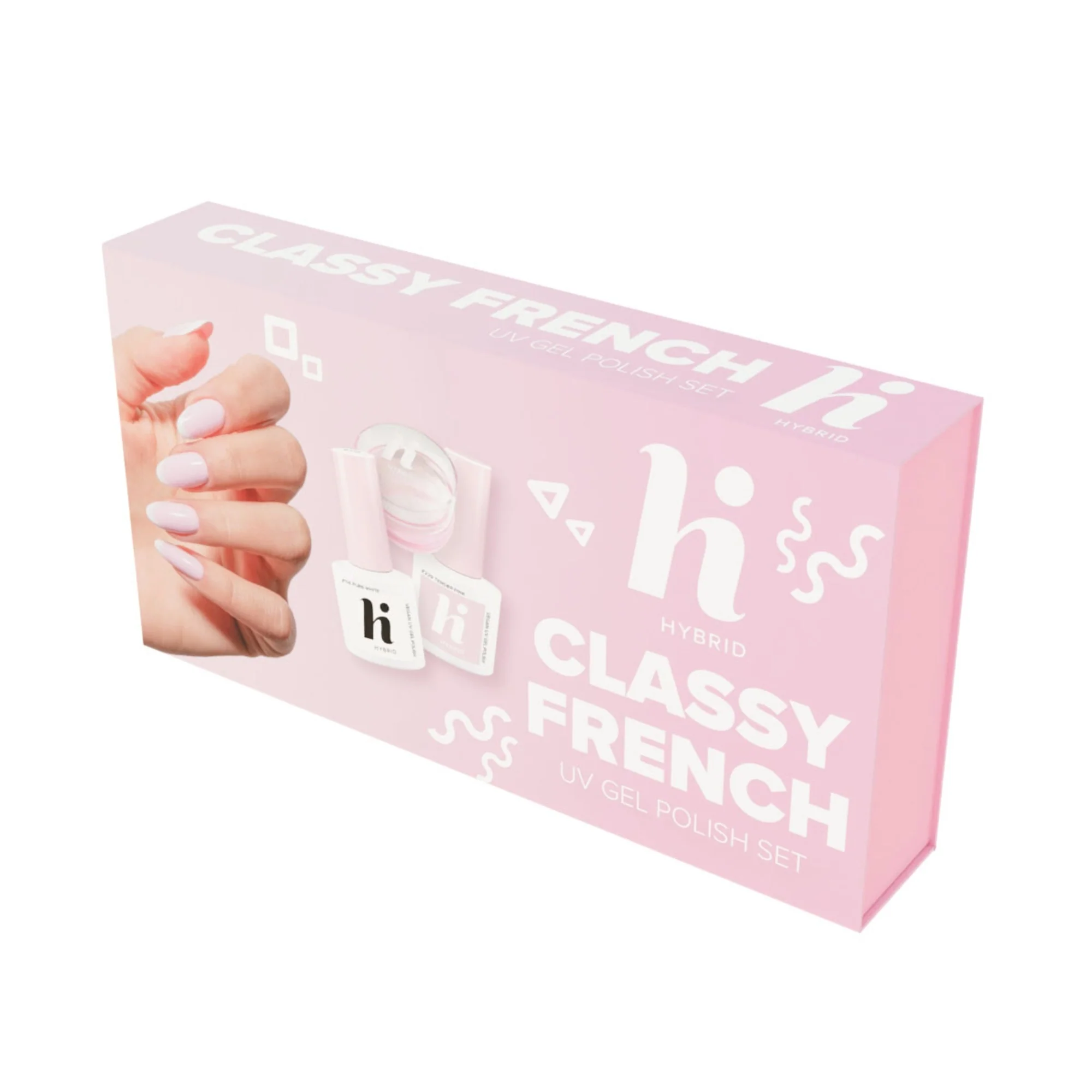 UV Gel Polish CLASSY FRENCH Set - Cofanetto Make Up