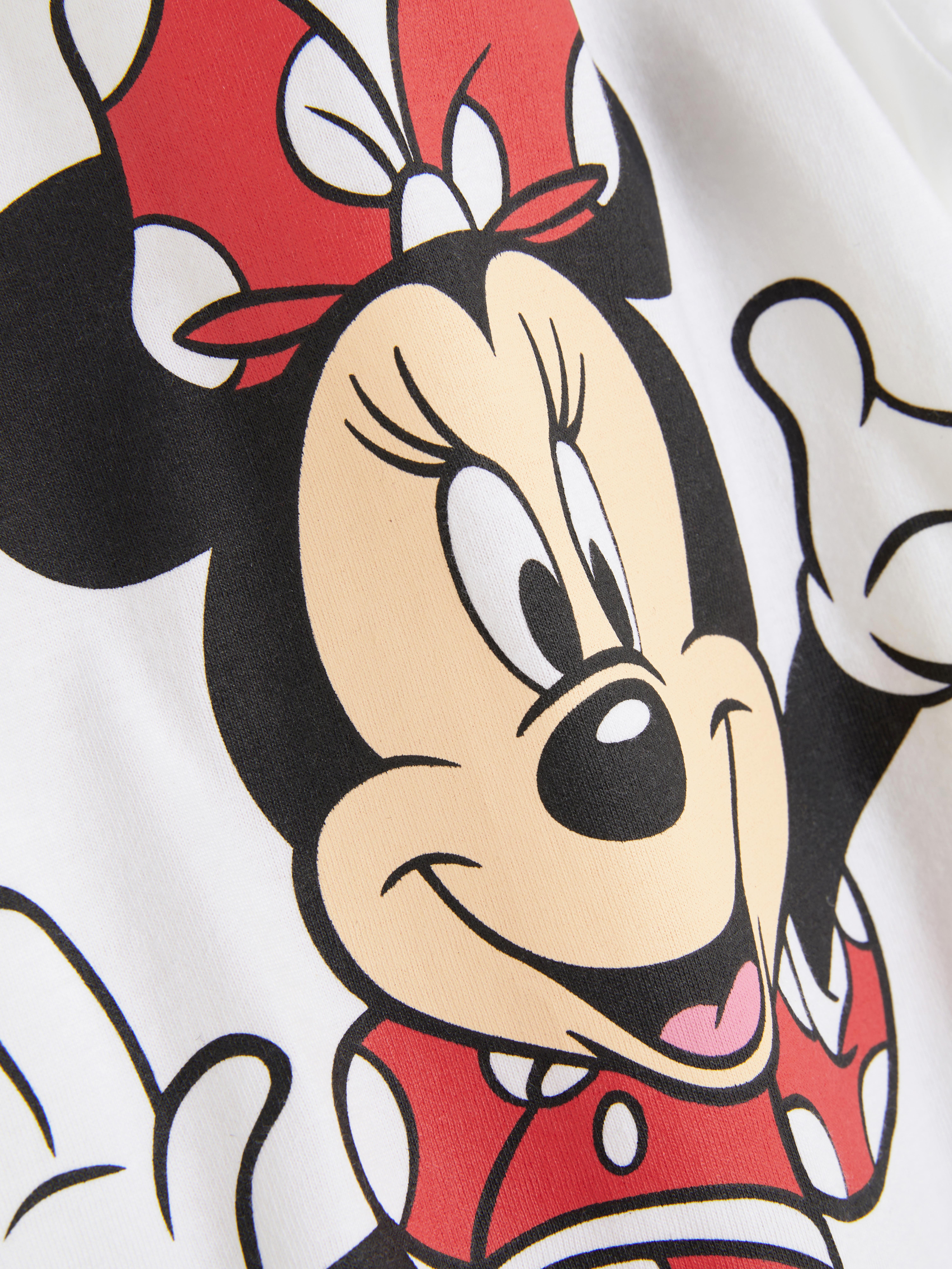 Disney Minnie Maus T-Shirt Ein kurzärmeliges T-Shirt mit Minnie Maus-Aufdruck
