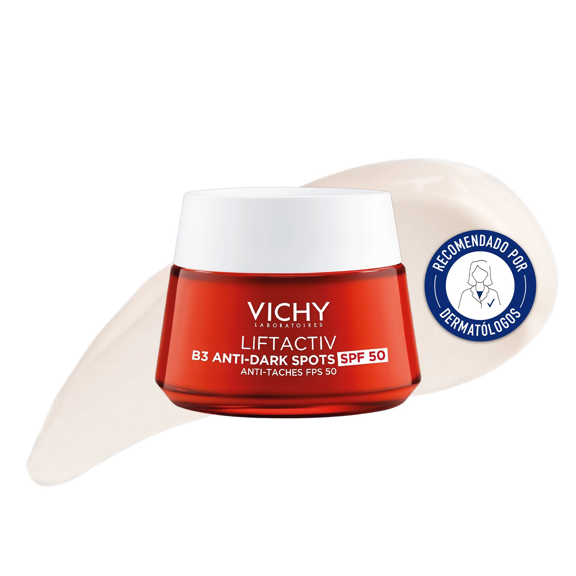„Liftactiv B3“ dieninis kremas nuo tamsių dėmių SPF50