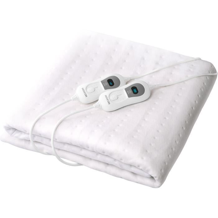 Manta eléctrica - SENCOR - SUB 2700WH - 120W - 3 temperaturas - Blanca