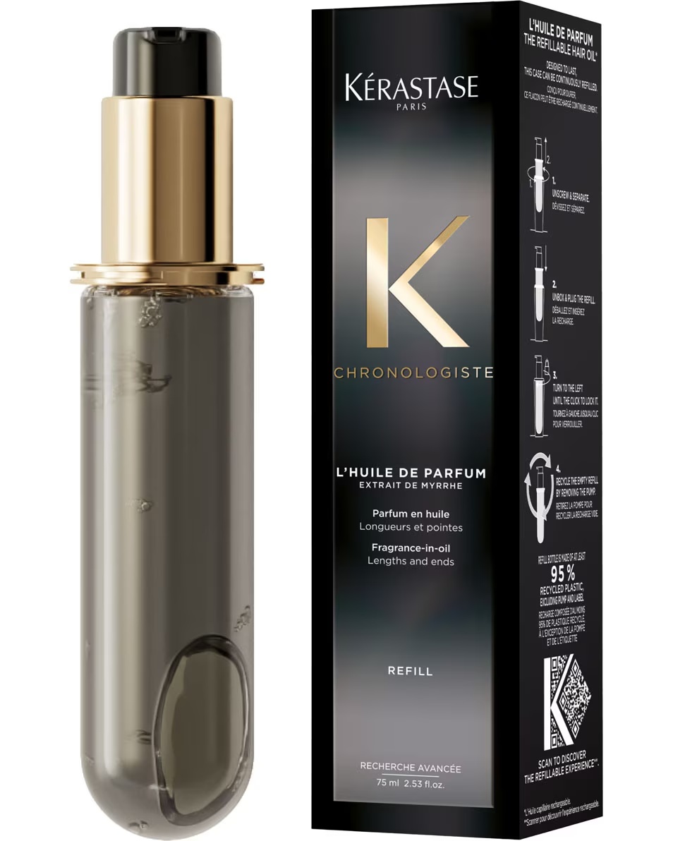 KÉRASTASE Chronologiste L'Huile de Parfum Oil Refill - θρεπτικό άρωμα μαλλιών - για όλους τους τύπους μαλλιών
