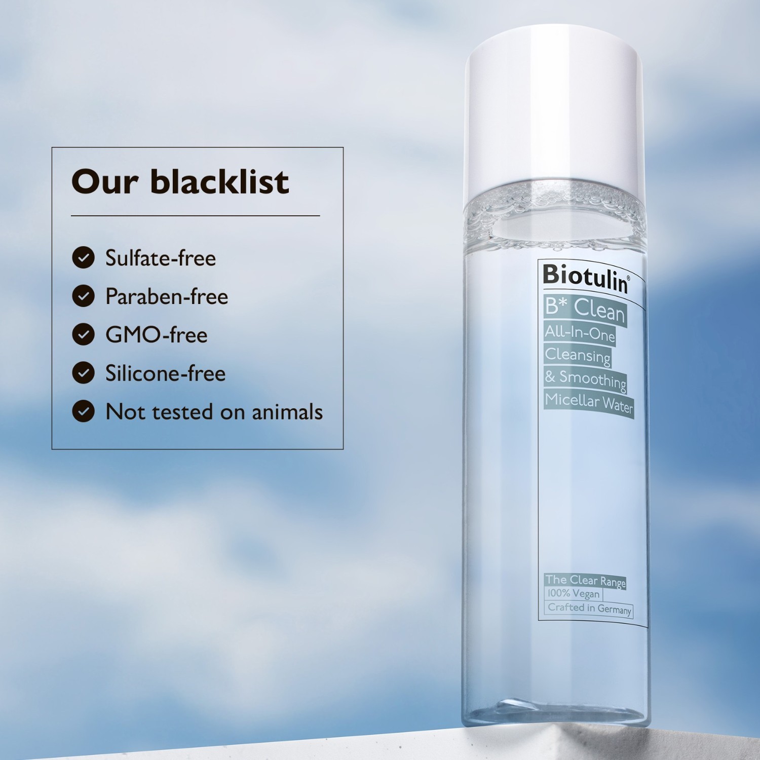 Biotulin micelarna voda Be:clean micelarna otopina za čišćenje – 200 ml