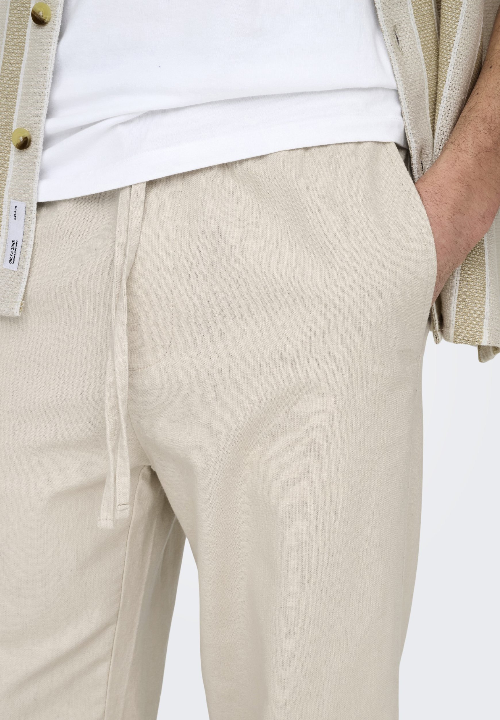 Only & Sons ONSSINUS PANT - Broek - zilverkleurige voering