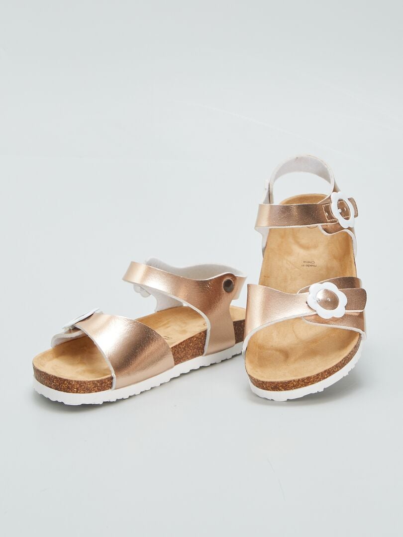 Sandalias con hebilla - ROSA