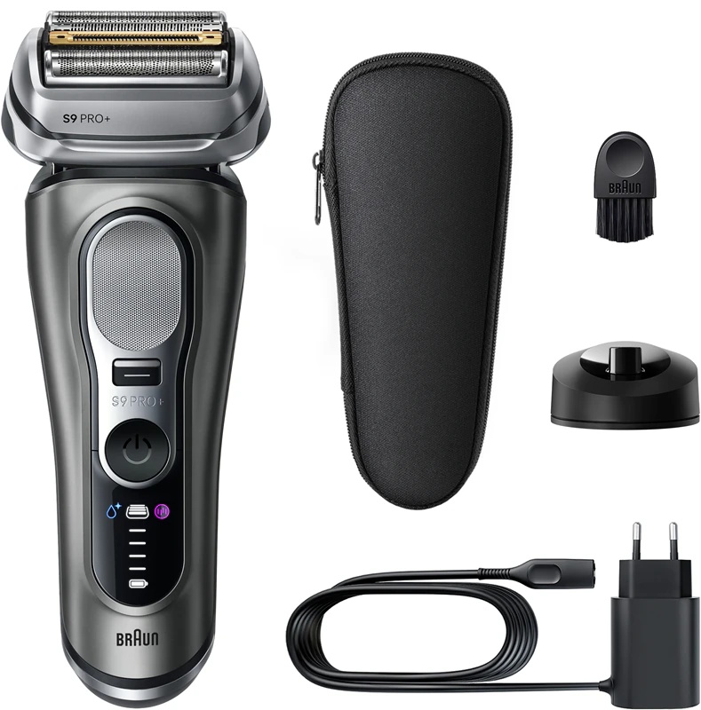 „Braun Series 9 PRO+ 9615s“ elektrinis skustuvas su įkrovimo stovu