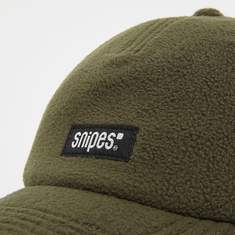 Gewebtes Etikett, Basic-Logo, Polar-Fleece-5-Panel-Kappe