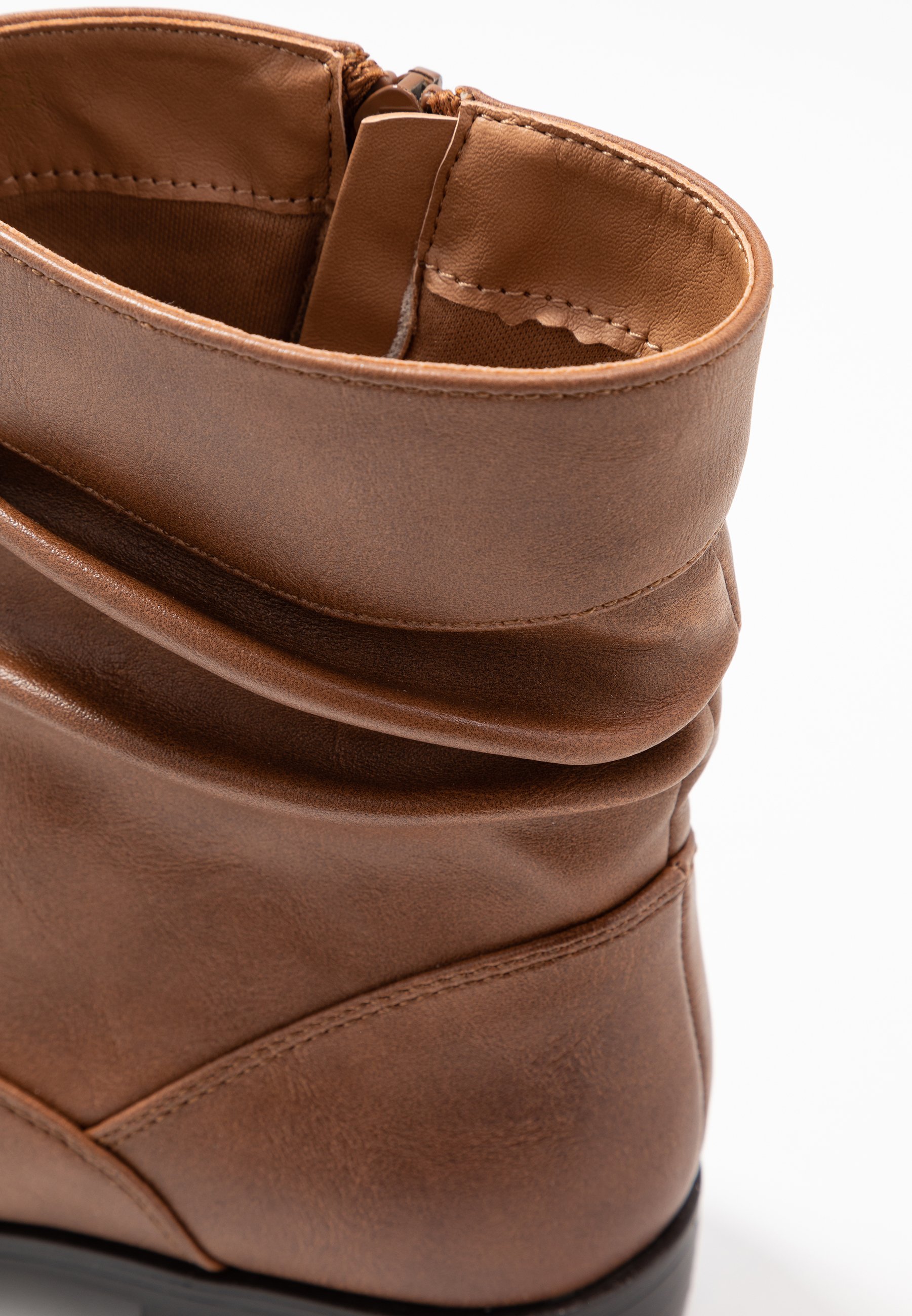 Anna Field Classic enkellaarsjes - cognac