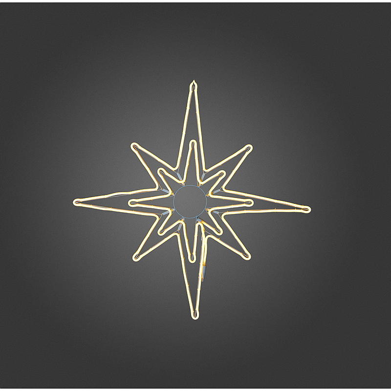 Light IT lichtgevende ster 87x86 cm, neon warm wit