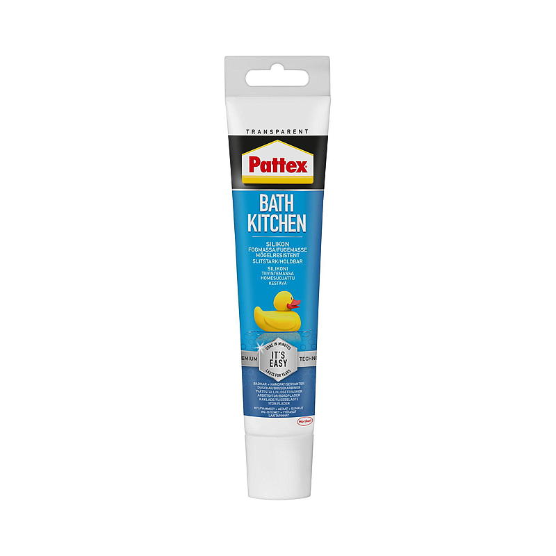 Sigillante siliconico Pattex 50 ml trasparente, per bagno e cucina