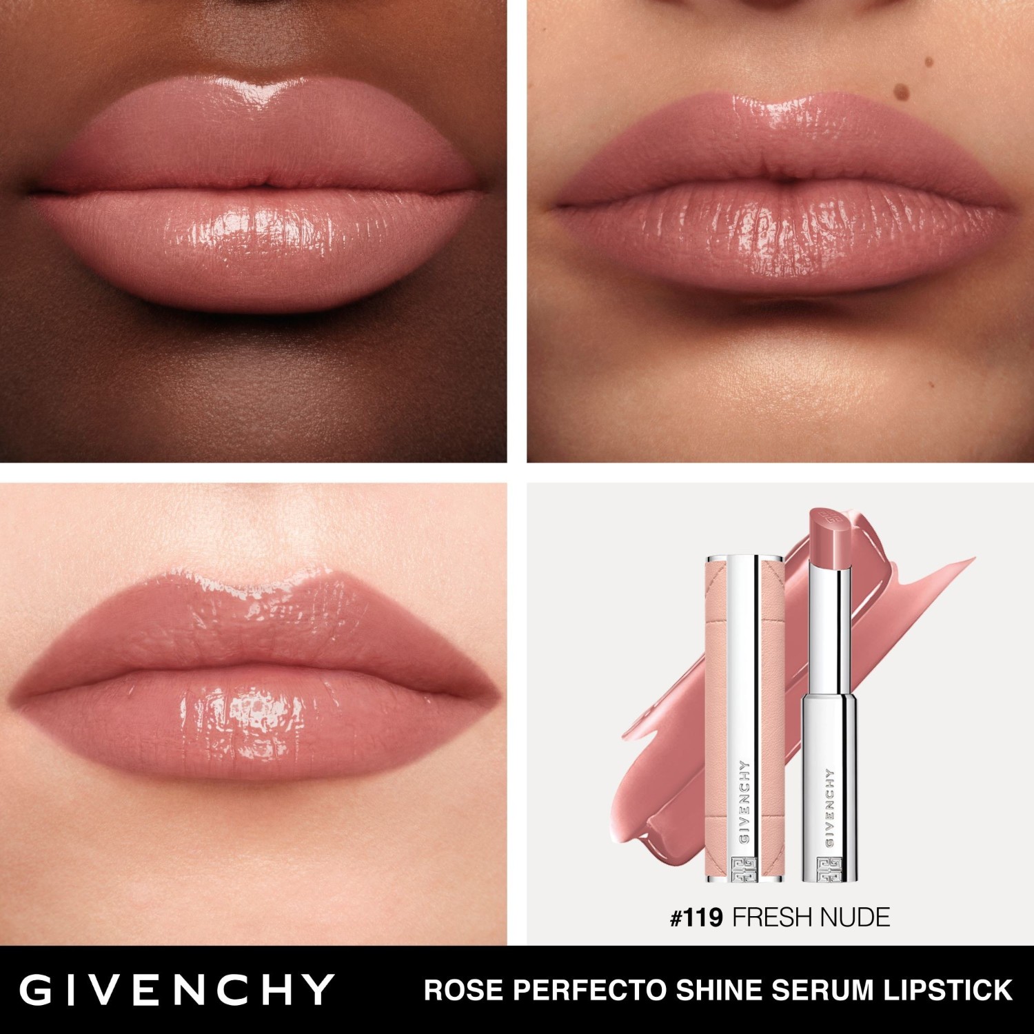 Givenchy Rose Perfecto Shine Serum Lipstick