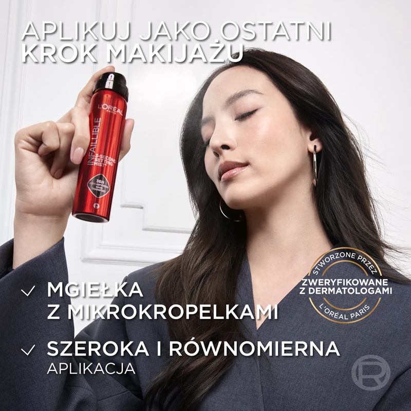 L'Oréal Paris Infaillible 36H fiksirni sprej za ličila