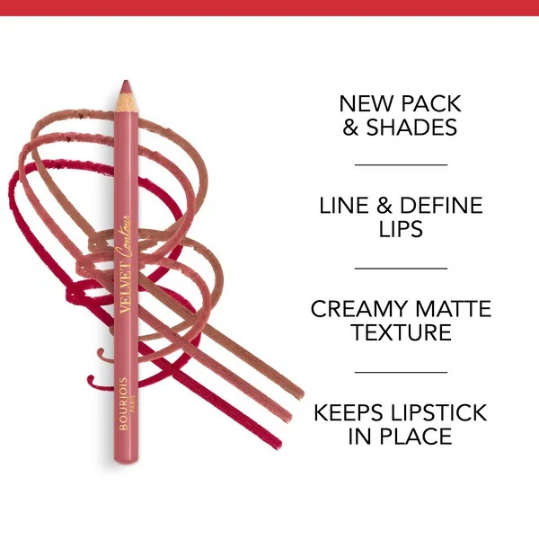 Creion de buze Bourjois Velvet Contour, 12 maro