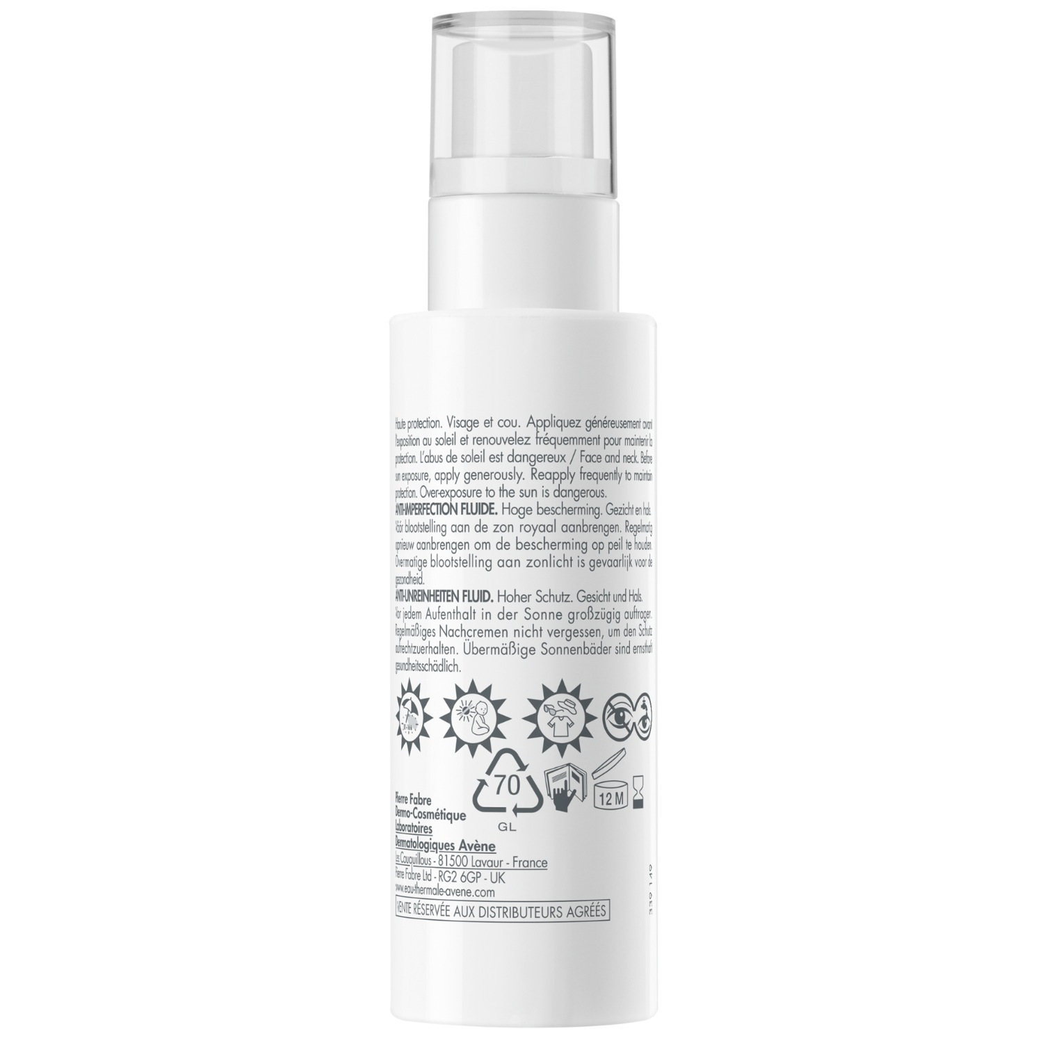 Avène Sun sprej proti nedokonalostiam pleti SPF50 - 40 ml