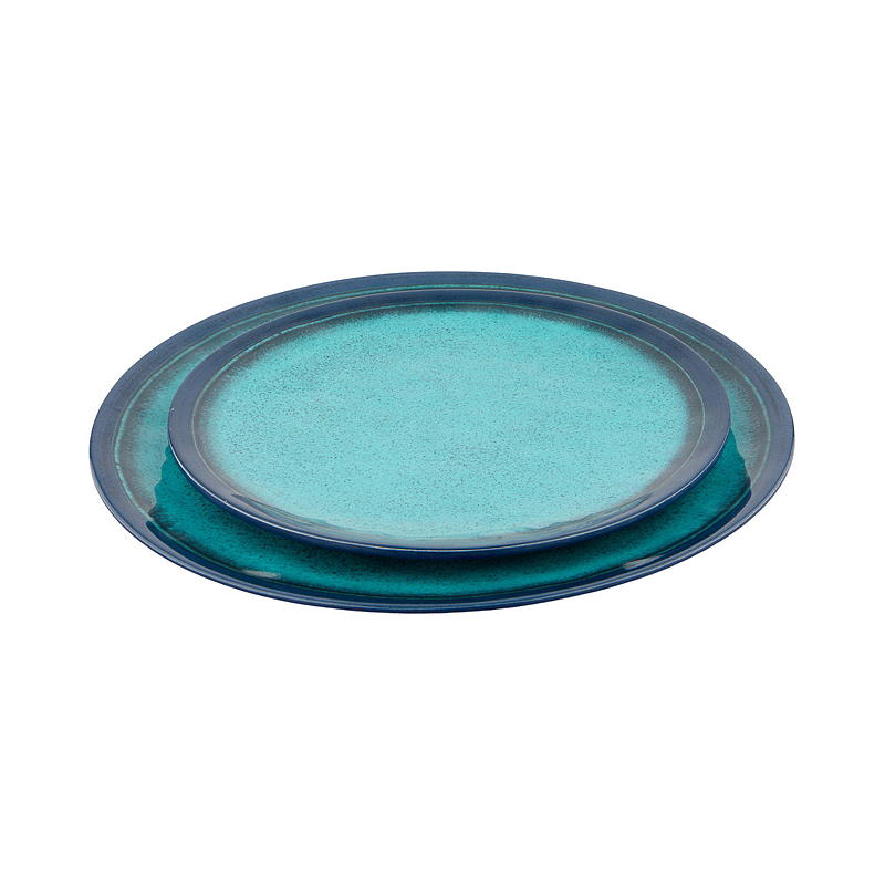 Assiette de cuisine Bord de mer 21,5 cm en mélamine