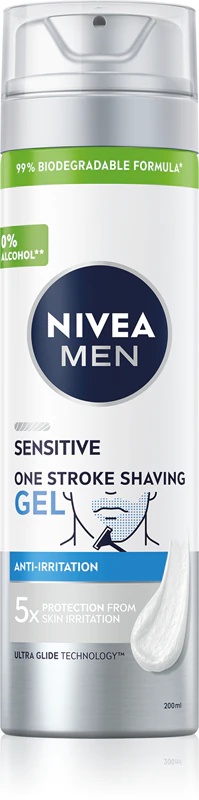 NIVEA MEN Sensitive skutimosi gelis su raminamuoju poveikiu