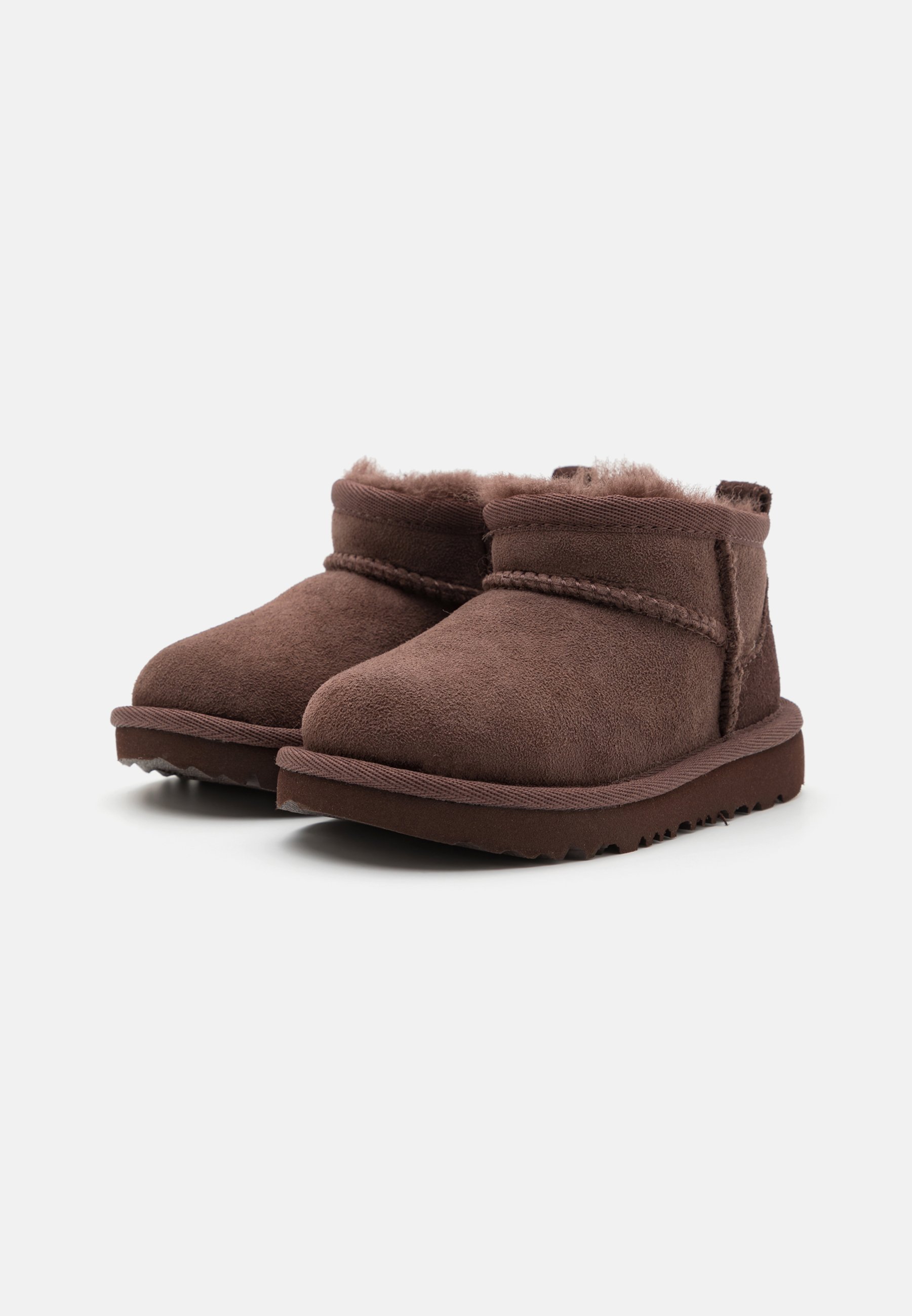 UGG CLASSIC ULTRA MINI UNISEX - Klasikiniai aulinukai iki kulkšnių - deginto kedro spalvos