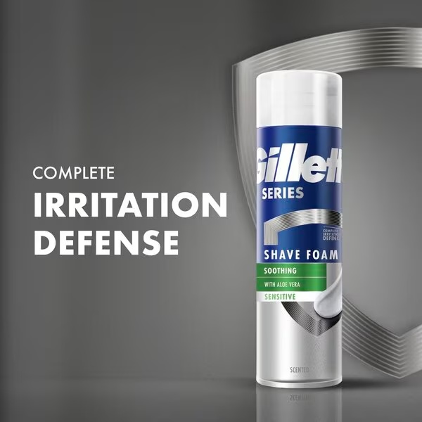 Gillette Series pjena za brijanje za osjetljivu kožu 250ml