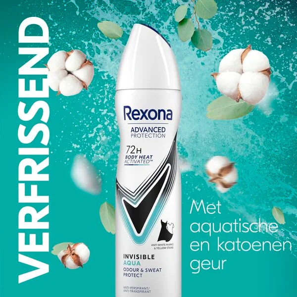 Rexona Women Invisible Aqua antiperspirant sprej 150 ml