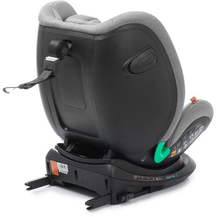 Silla de coche BABYAUTO - Odeas - Grupo 0/1/2/3 - Talla I - 40/150 cm - Top Tether - Giro de 360° - Antracita