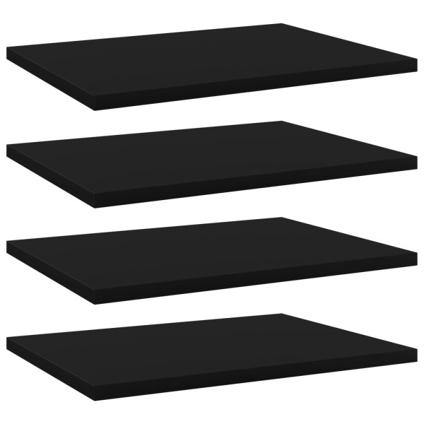 Płyta na półki Czarny 40 x 30 x 1.5 cm Materiał drewnopochodny vidaXL