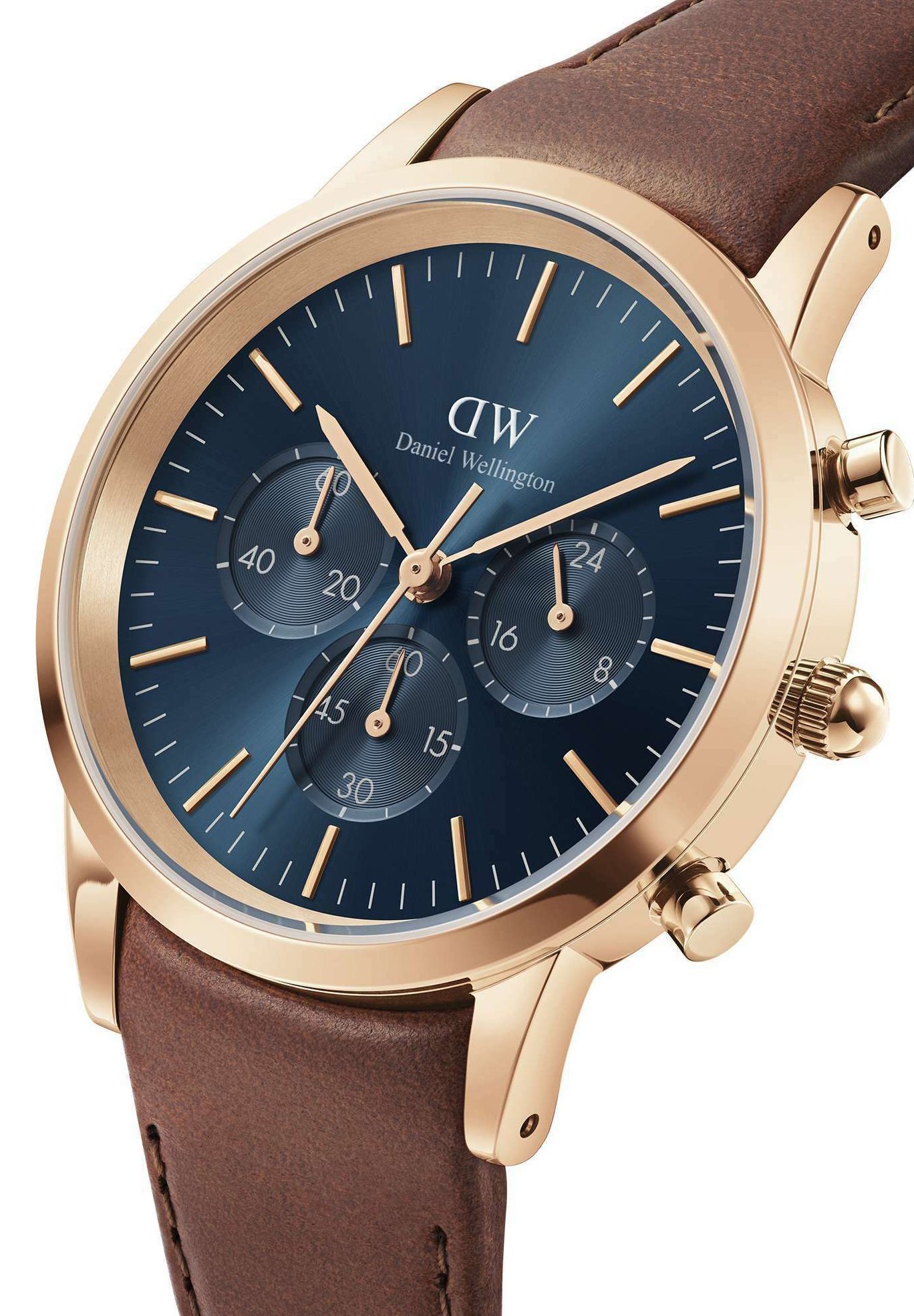 Daniel Wellington ICONIC - Chronograafhorloge - roségoudkleurig
