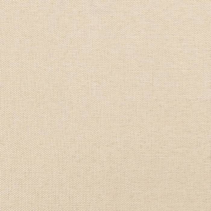 Verano 2026@Estructura de cama doble - Base de somier de láminas - Tela color crema 140x190cm, 5159