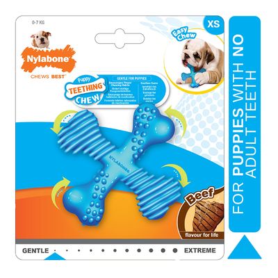 Brinquedo para mastigar Nylabone Puppy X Bone