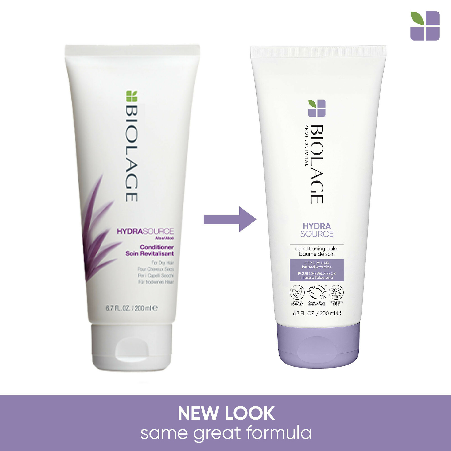 Μαλακτική κρέμα HydraSource 200 ml - Biolage