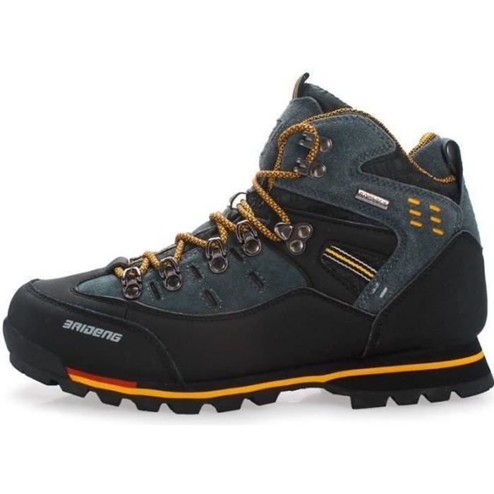 Chaussure haute homme, Chaussure homme de randonnée, Chaussure montagne homme, Chaussure hiver homme Anti glisse, marche impermeable